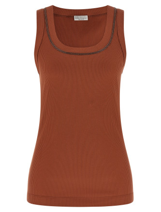 Повседневный топ BRUNELLO CUCINELLI 'Shiny Trim'