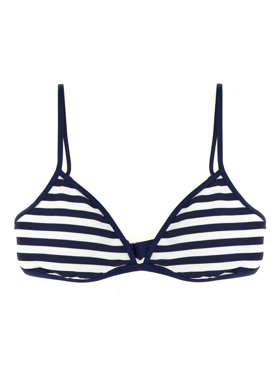 Пляжная одежда POLO RALPH LAUREN Striped bikini top (21451536WHITENAVY) #1