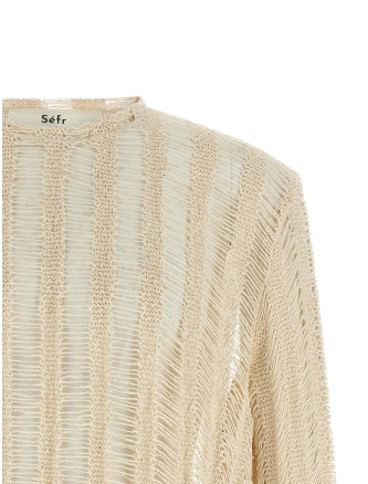 Свитер, кардиган SÉFR 'Aestas' (MSS26AESTASBROKENWHITE) #