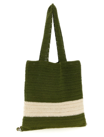 Сумка-тоут BODE 'Sherbet' (MRS26KA001GREENCREAM) #