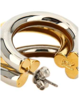 Серьги PACO RABANNE 'Triple Hoop' (26EBB0454MET953M042) #