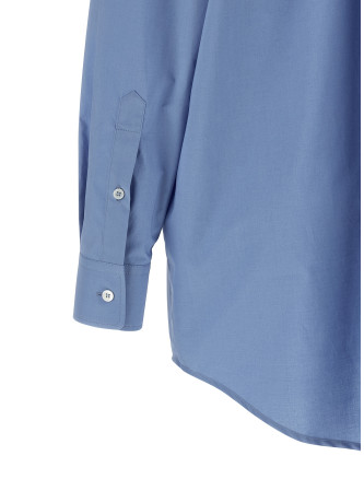 Рубашка, блузка MM6 MAISON MARGIELA Tulle insert shirt (S62NH0053M35256471) #