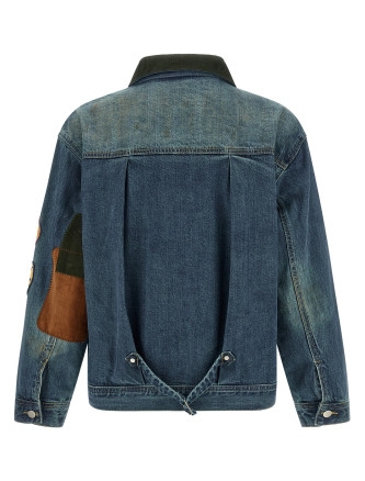 Джинсовая куртка FOUND 'Patchwork' (FOSS26JA040126324) #