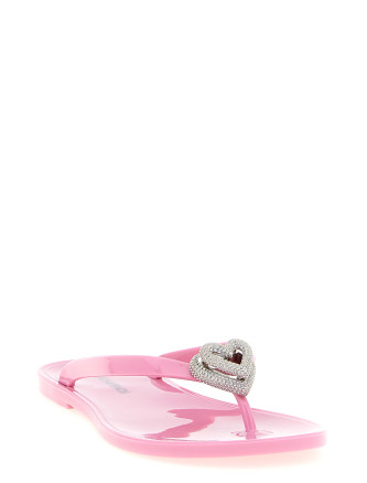 Шлепанцы MACH & MACH 'Double Heart' (SS26S088805GUMPNK) #