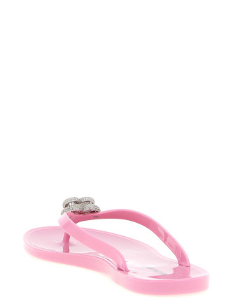 Шлепанцы MACH & MACH 'Double Heart' (SS26S088805GUMPNK) #