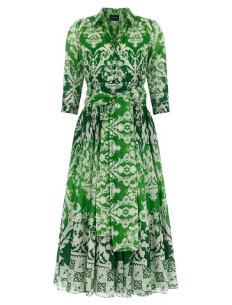 Миди SAMANTHA SUNG 'Aster' (ASTERDRESSGREEN) #