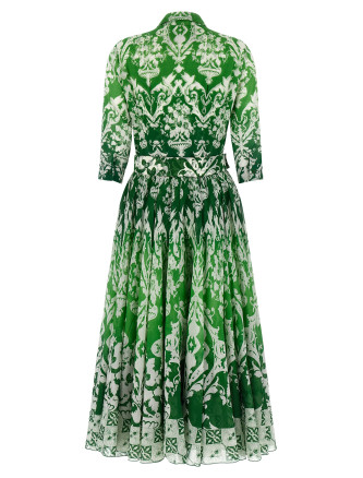 Миди SAMANTHA SUNG 'Aster' (ASTERDRESSGREEN) #