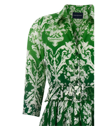 Миди SAMANTHA SUNG 'Aster' (ASTERDRESSGREEN) #