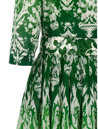 Миди SAMANTHA SUNG 'Aster' (ASTERDRESSGREEN) #