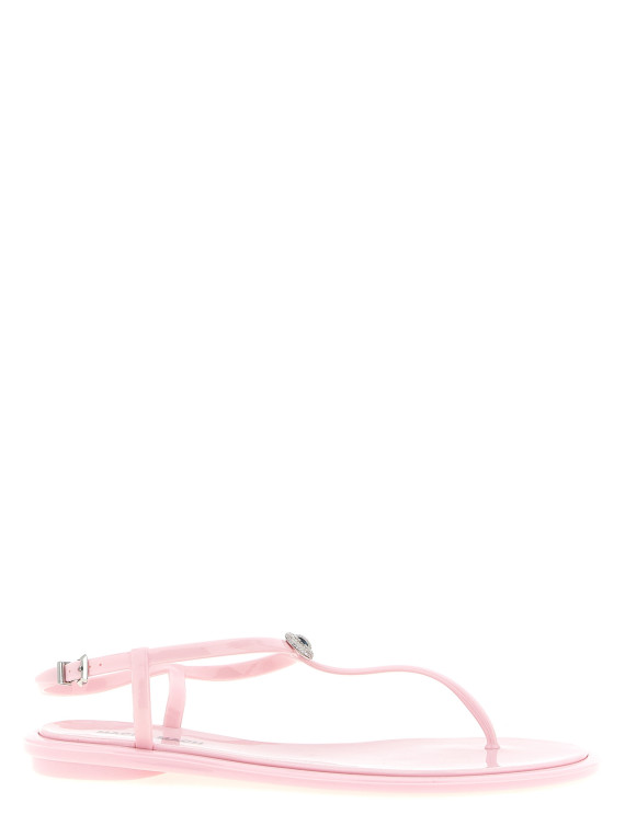Плоские сандалии MACH & MACH 'Double Bow' (SS26S114205GUMPNK) #1