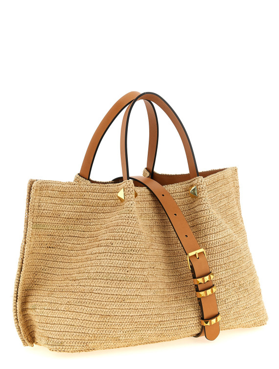 Сумка-тоут VALENTINO GARAVANI Shopping Valentino Garavani medium raffia (W2B0T01QCLQZW) #1