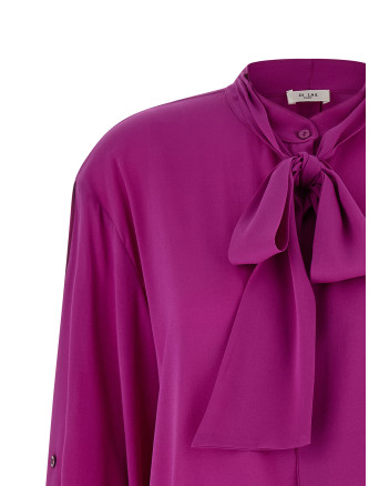 Рубашка, блузка DI.LA3 PARI' Crêpe de chine shirt (C69FUXIA) #