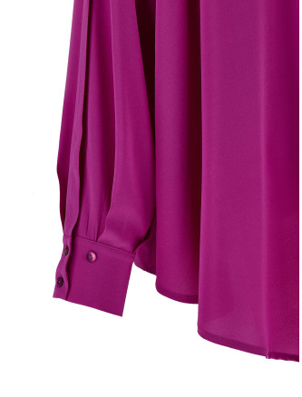 Рубашка, блузка DI.LA3 PARI' Crêpe de chine shirt (C69FUXIA) #