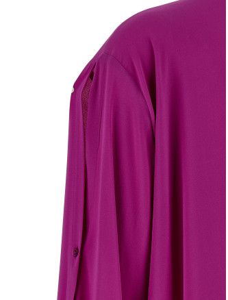 Рубашка, блузка DI.LA3 PARI' Crêpe de chine shirt (C69FUXIA) #