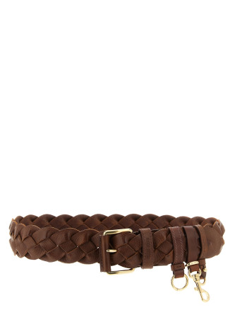 Ремень MIU Braided leather belt