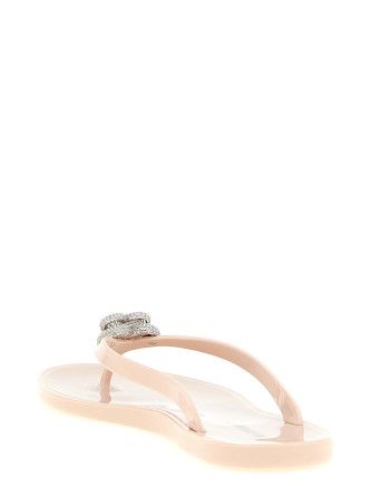 Шлепанцы MACH & MACH 'Double Heart' (SS26S088805GUMNUD) #