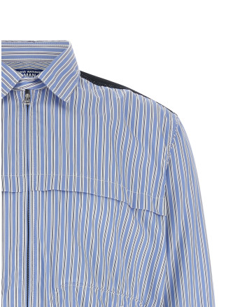 Рубашка, блузка JUNYA WATANABE Denim insert shirt (WQB0371) #