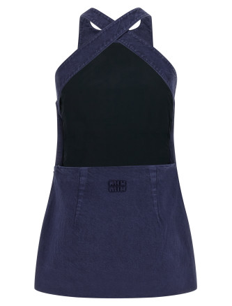 Мини MIU Workwear dress (MF6345SOOO19JYF0021) #