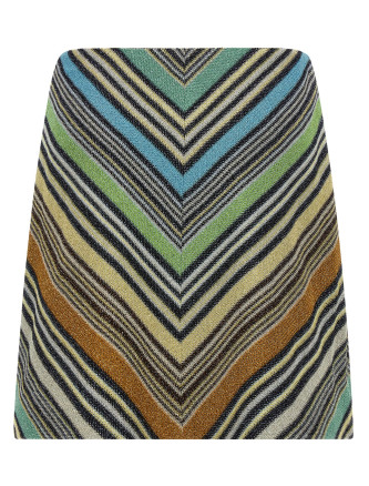 Макси MISSONI Geometric pattern skirt (DS26SH1WBR0158S72Q7) #