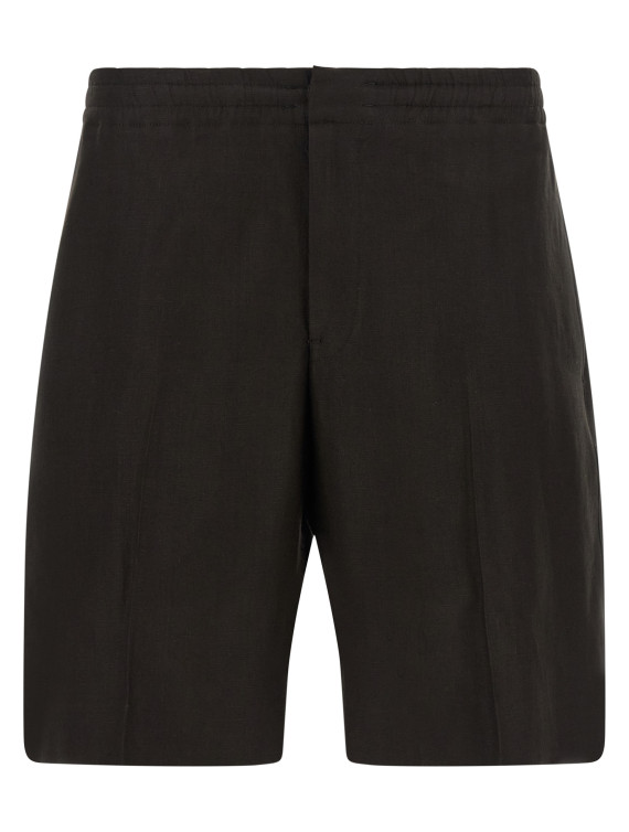 Бермуды, шорты ZEGNA Linen bermuda shorts (UHI35A3TB14202) #1