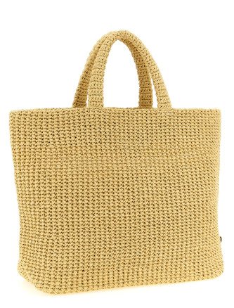 Сумка-тоут PRADA Crochet raffia shopping bag (1BG392VOUL2C2TF05IA) #