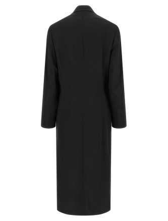 Пальто, тренч LEMAIRE Wool crêpe coat (CO1150LF1537BK990) #