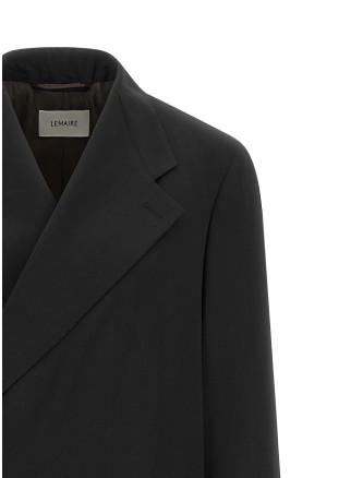 Пальто, тренч LEMAIRE Wool crêpe coat (CO1150LF1537BK990) #