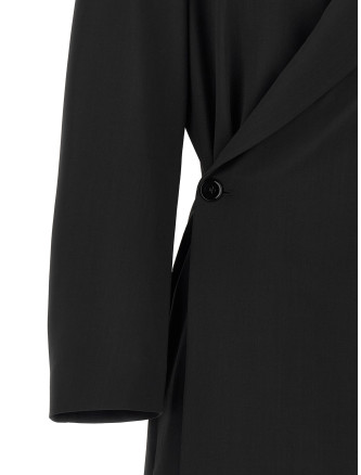 Пальто, тренч LEMAIRE Wool crêpe coat (CO1150LF1537BK990) #