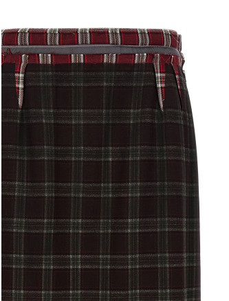 Миди MAISON MARGIELA Check skirt (S51ME0053M35710001F) #