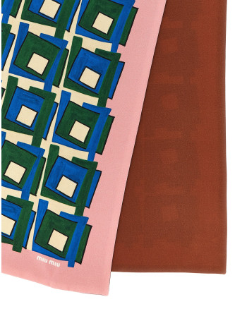 Шарф, платок MIU Medium silk scarf (5FF0652IG3F05AG) #