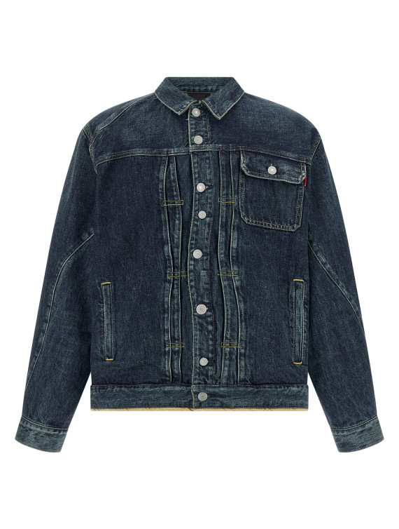 Джинсовая куртка UNDERCOVER Sinuous seams jacket (UC1F42041INDIGO) #1