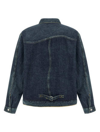 Джинсовая куртка UNDERCOVER Sinuous seams jacket (UC1F42041INDIGO) #