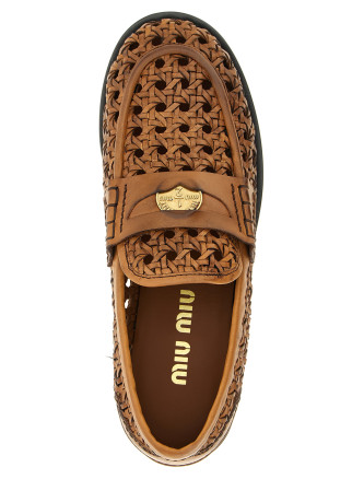 Лоферы MIU 'Penny' (5D683EF0153ZN7F0046) #