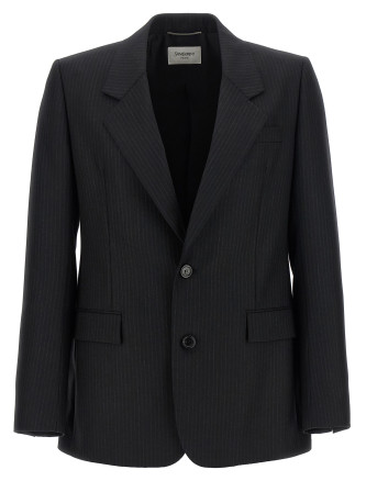 Блейзер SAINT LAURENT Pinstripe blazer