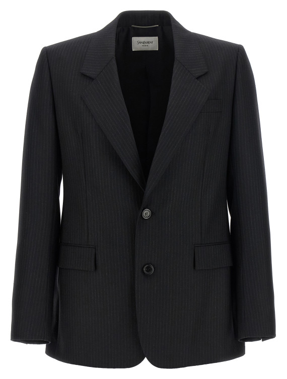 Блейзер SAINT LAURENT Pinstripe blazer (857994Y1M111066) #1