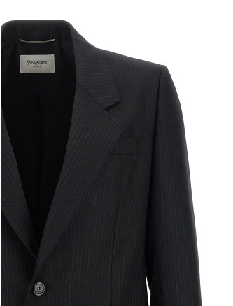Блейзер SAINT LAURENT Pinstripe blazer (857994Y1M111066) #