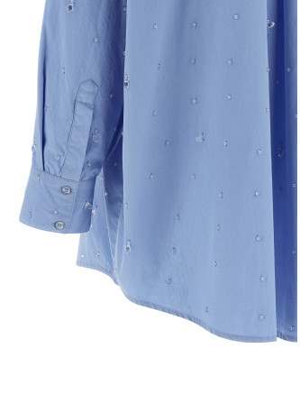 Рубашка, блузка GIUSEPPE DI MORABITO Crystal shirt (06PSED913R1640682) #