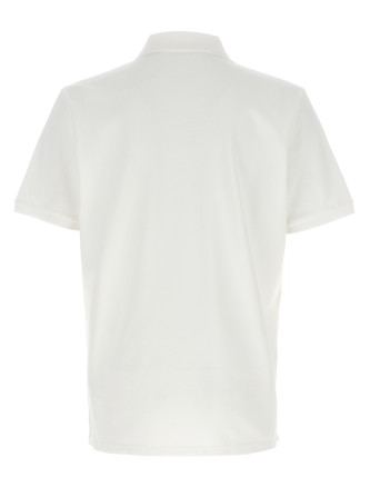 Поло MONCLER Tricolor logo patch polo shirt (L10918A0003089A16034) #