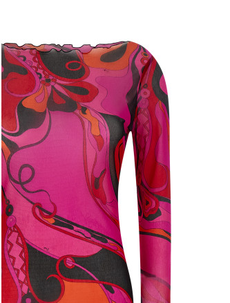 Макси EMILIO PUCCI 'Orchidee' (6HJI356H739026) #