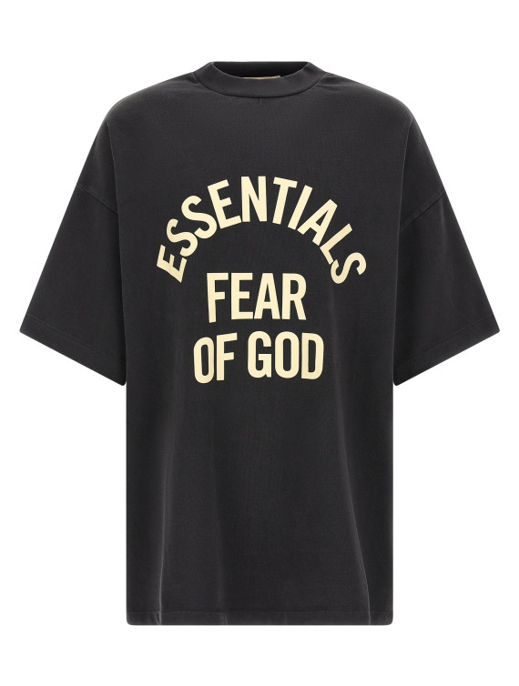 Футболка FEAR OF GOD ESSENTIAL 'Campus 90s' (125SP262001FFADEDBLACK) #1