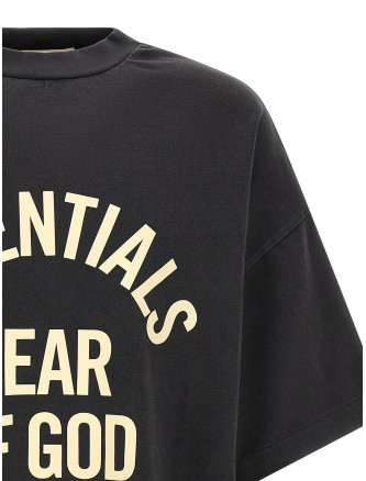 Футболка FEAR OF GOD ESSENTIAL 'Campus 90s' (125SP262001FFADEDBLACK) #