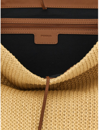 Сумка на плечо PINKO Raffia bucket (106834A391HH2A) #