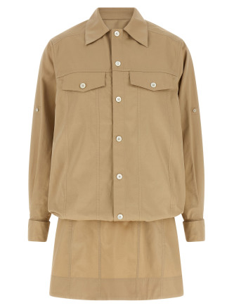 Мини LOEWE Layered construction dress