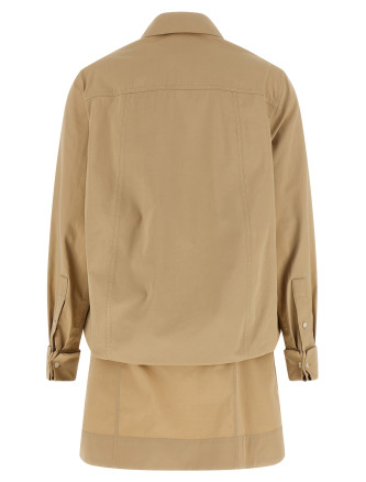 Мини LOEWE Layered construction dress (S540Y09XV12200) #