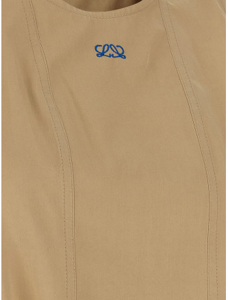 Мини LOEWE Layered construction dress (S540Y09XV12200) #