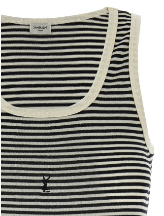 Повседневный топ SAINT LAURENT Cassandra tank top (832278Y37ZN1077) #