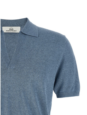 Поло RIVIERA PROJECT Open collar polo shirt (PR54123ME21) #