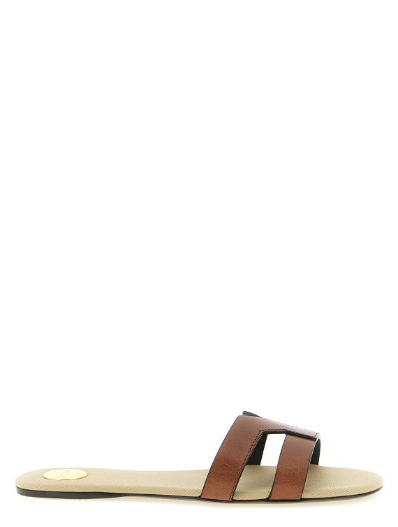 Шлепанцы SAINT LAURENT 'Mabrouka' (867777DWE006036) #1