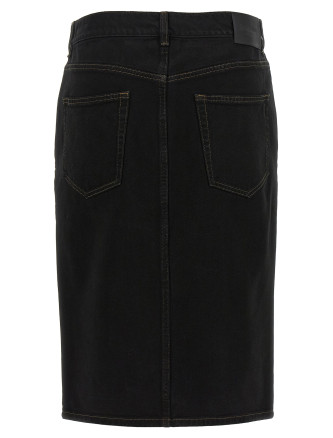 Миди SAINT LAURENT Pencil skirt (772260Y33WC1299) #