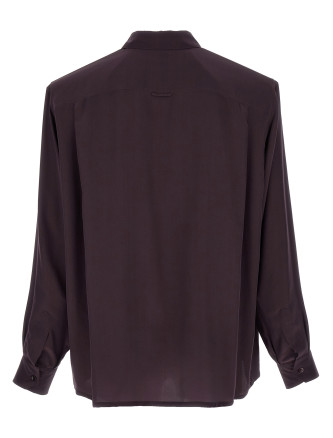 Рубашка, блузка SAINT LAURENT Viscose and silk shirt (854249Y2N495055) #